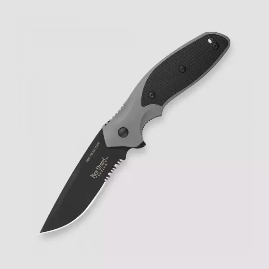Складной нож CRKT Shenanigan Aluminum Combo Edge CR/K470KKS c клинком из стали AUS-8, рукоять алюминий