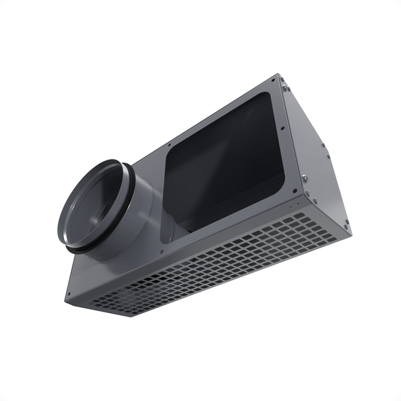 Provent IOS 160G решетка фасадная комбинированная приточно-вытяжная серая (RAL 7024)