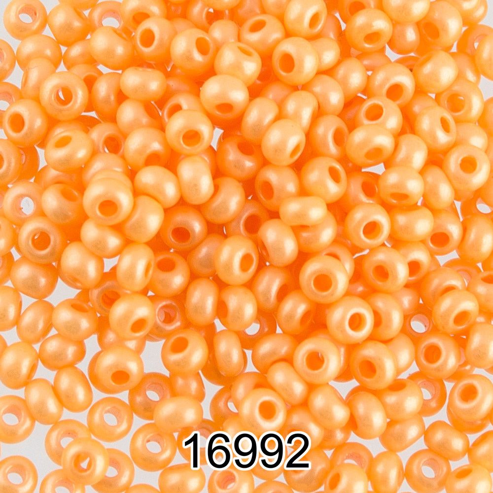 Бисер Preciosa 10/0 (2.3 мм), 500 г, 16992 (Ф314) оранжевый