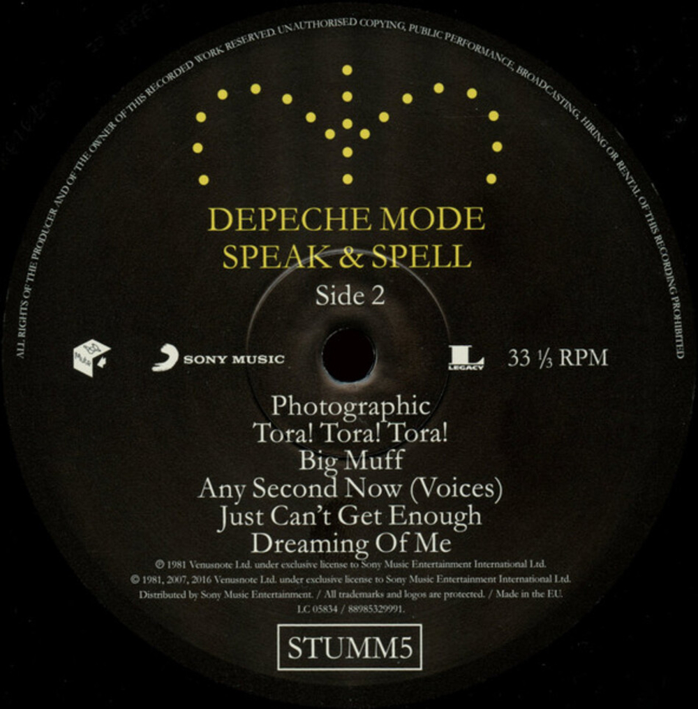 Depeche Mode / Speak & Spell (LP)