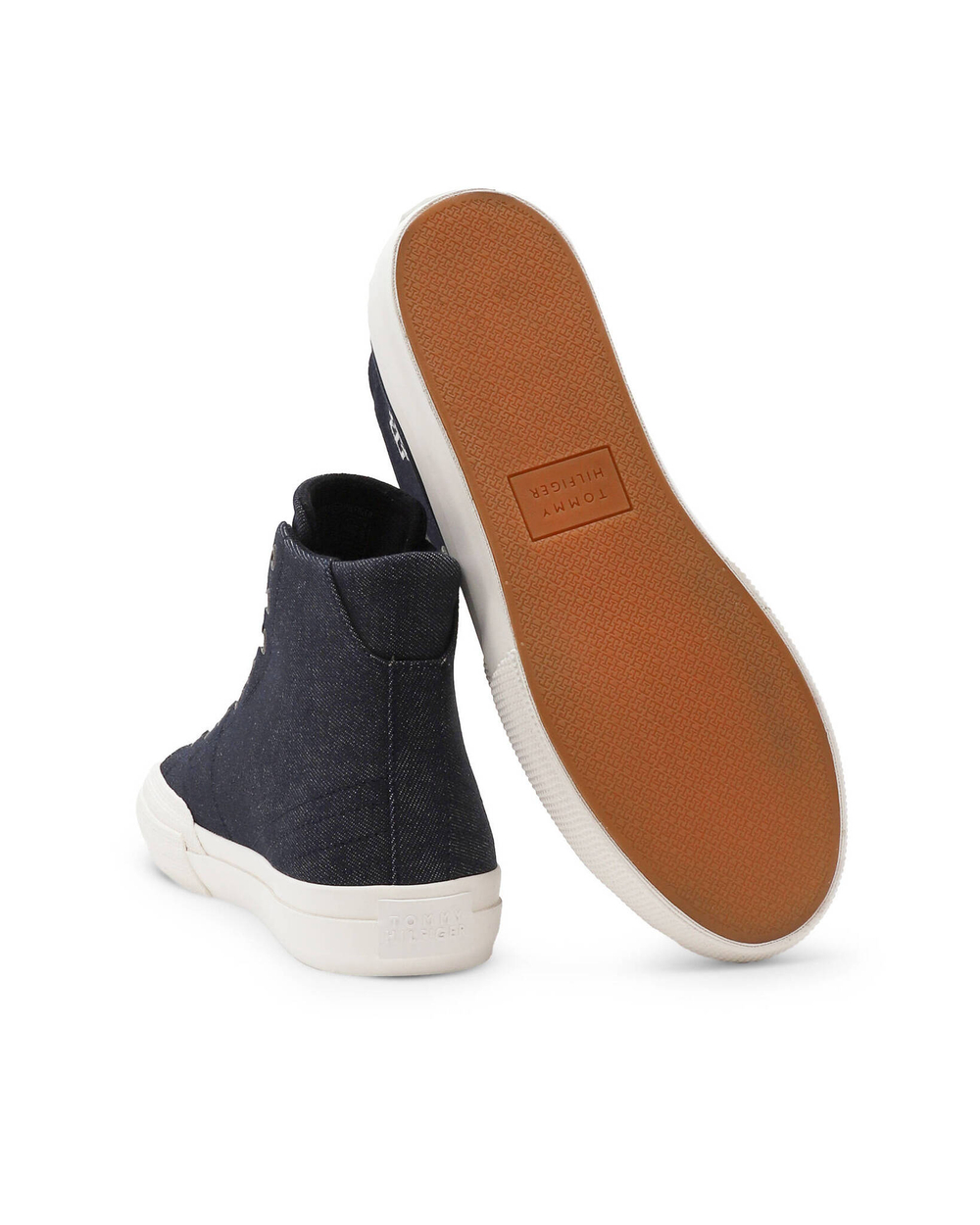 Кроссовки TH HI VULC PREMIUM DENIM Tommy Hilfiger - темно-синий(FM0FM04542)