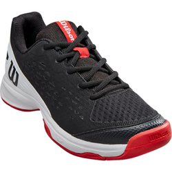детские Кроссовки теннисные Wilson Rush Pro JR L - black/white/wilson red