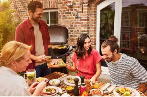 Газовый гриль Weber Q 3200N с тележкой премиум-класса