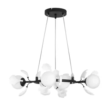 Люстра подвесная 6*G9 799067 белый/черный Ceramo BW Lightstar