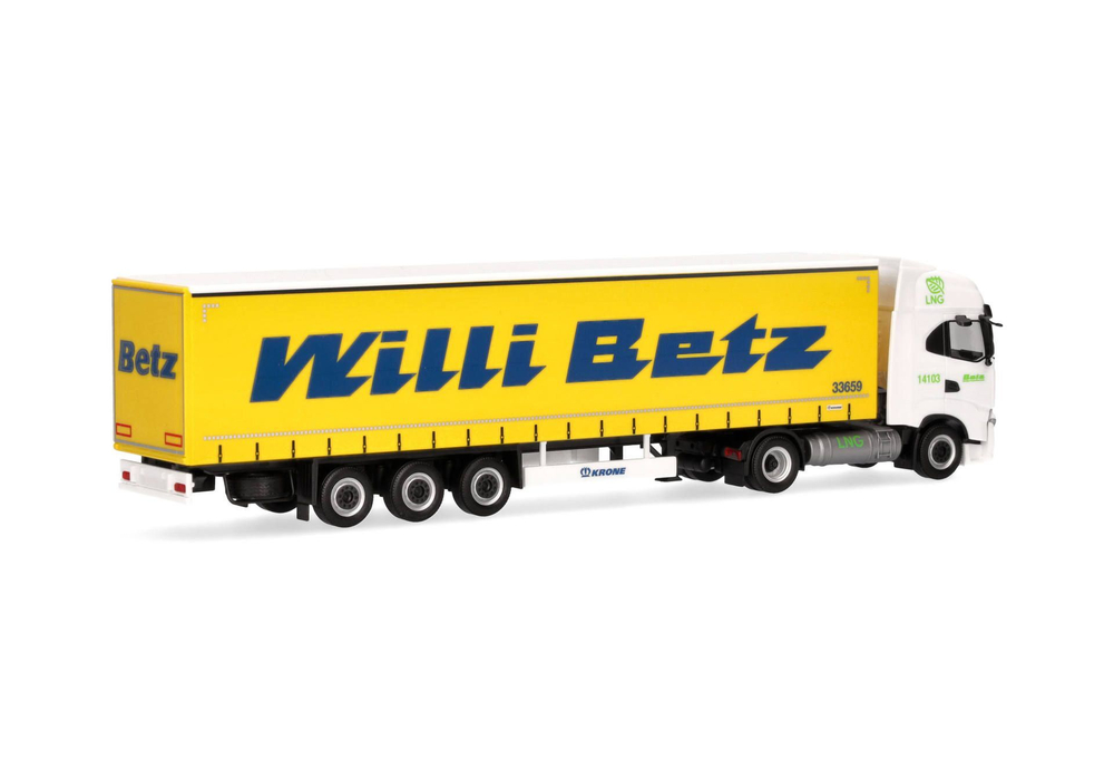 Грузовик Iveco S-Way LNG тентованный пп «Willi Betz» (Баден-Вюртемберг/Ройтлинген)