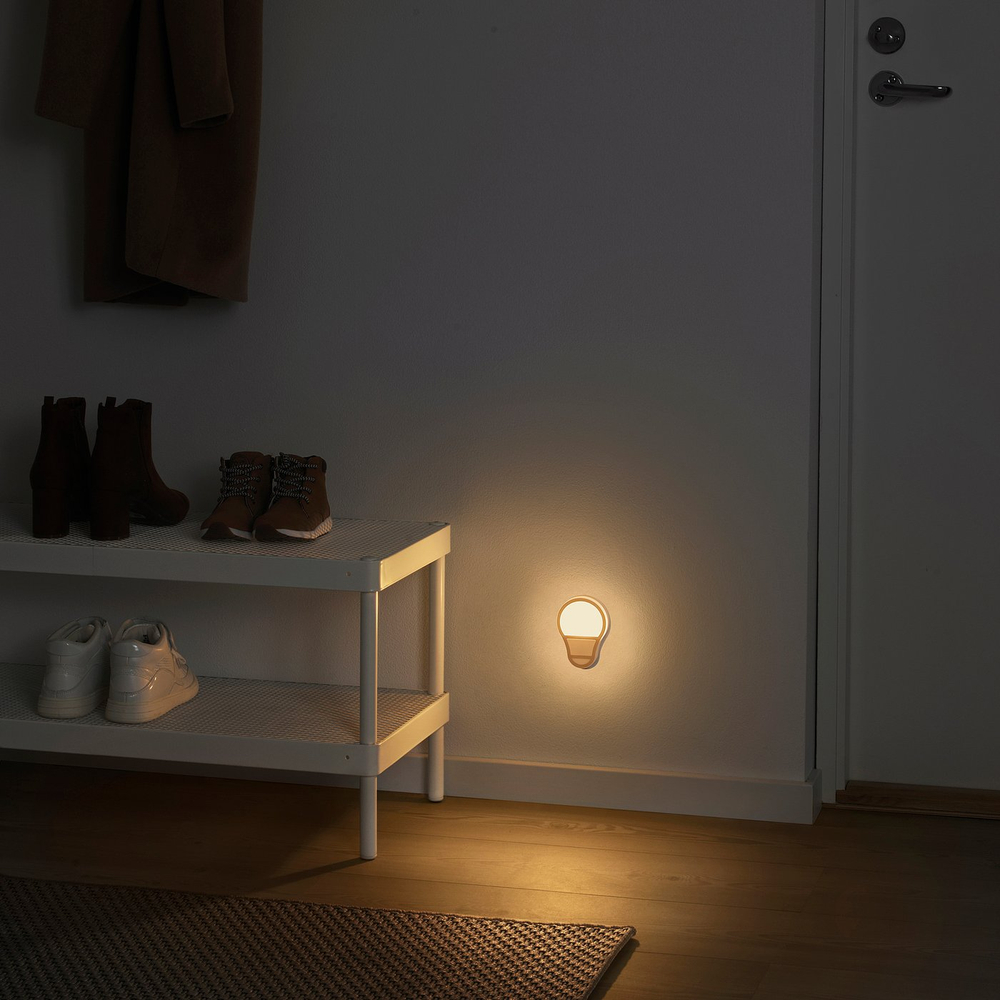 IKEA ANKARLÄGG  (ИКЕА АНКАРЛЭГГ)  -  Светодиодный ночник с датчиком - на батарейках