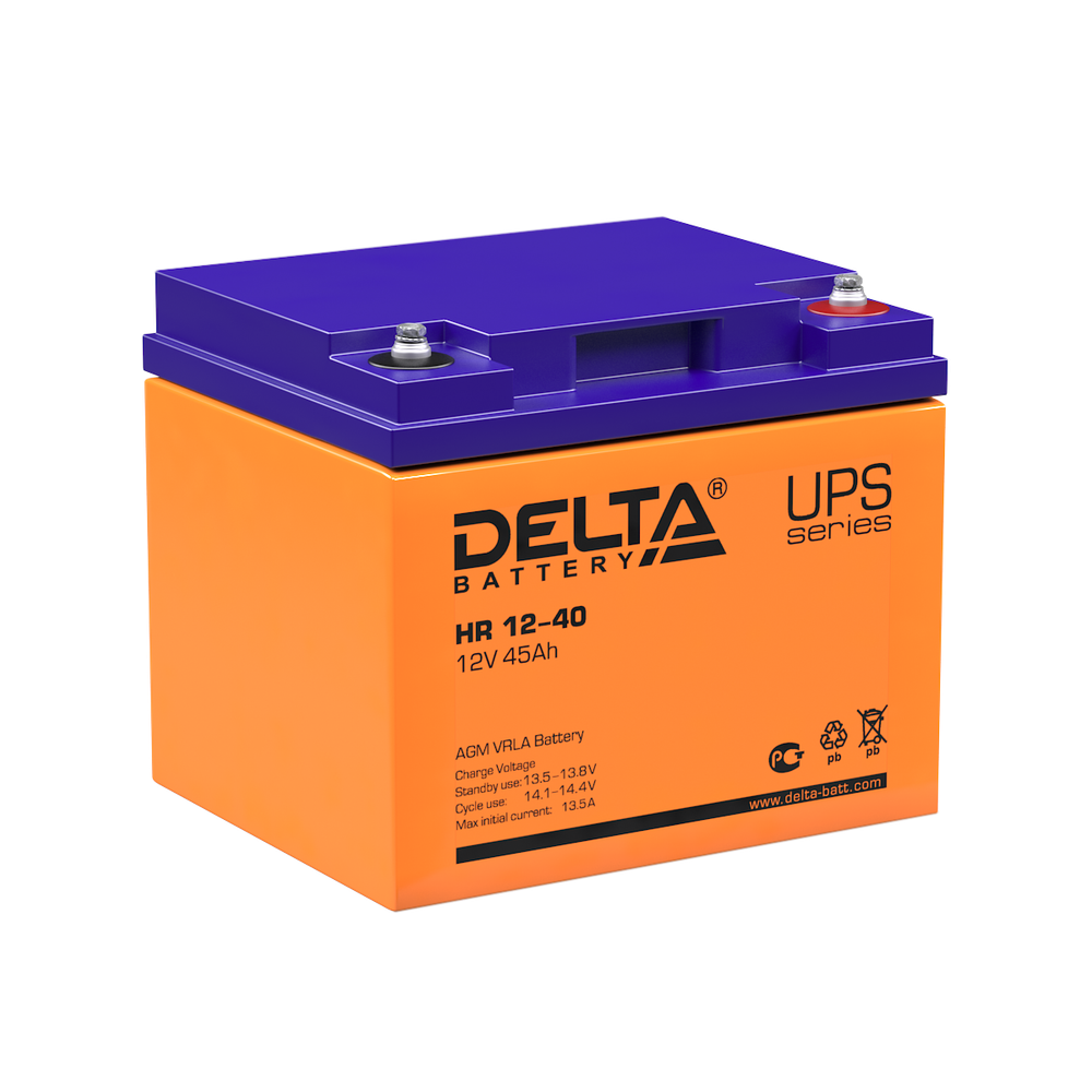 Аккумуляторные батареи DELTA HR 12-40