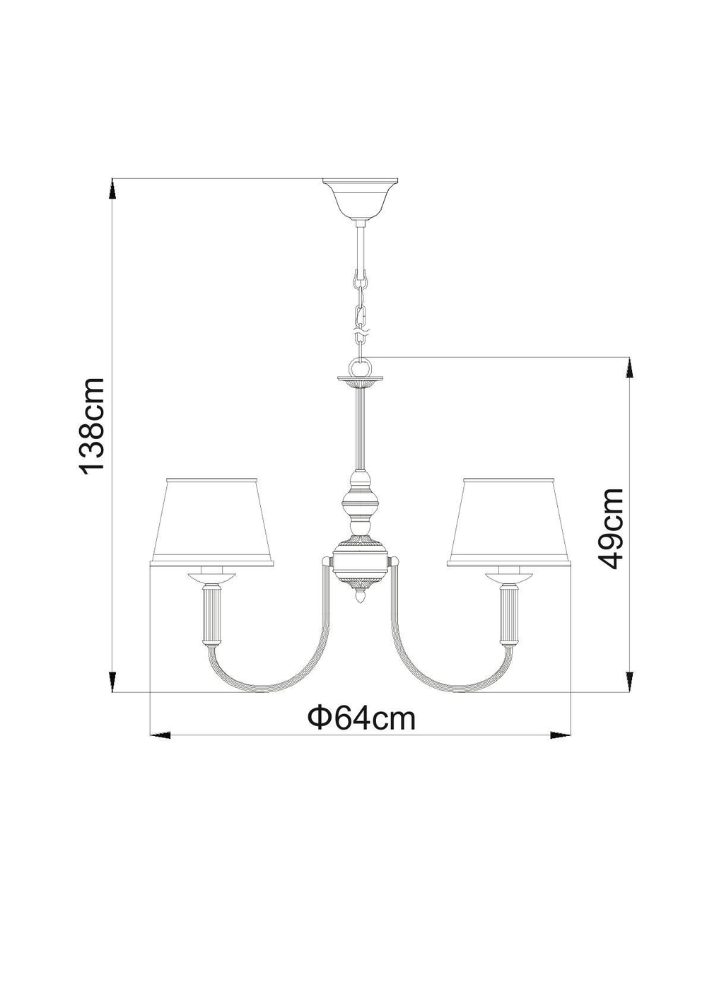 Люстра подвесная Arte Lamp Alice A3579LM-5AB