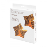 Золотистые пэстисы-звездочки Lola Pasties Burlesque Tempest Golden 3636-02lola