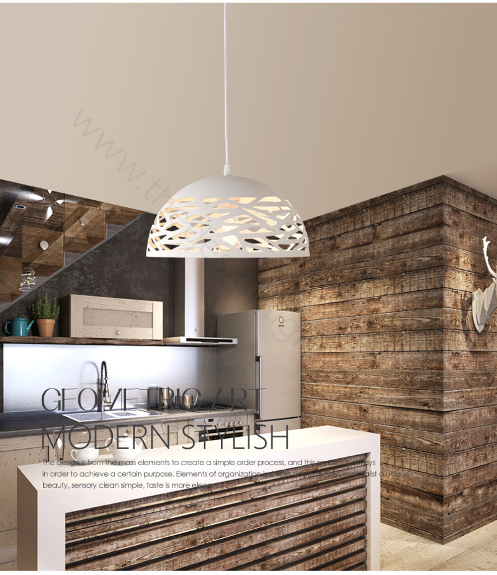Pendant design lamp Kelly Cluster by Studio Italia Design (White/hemisphere)