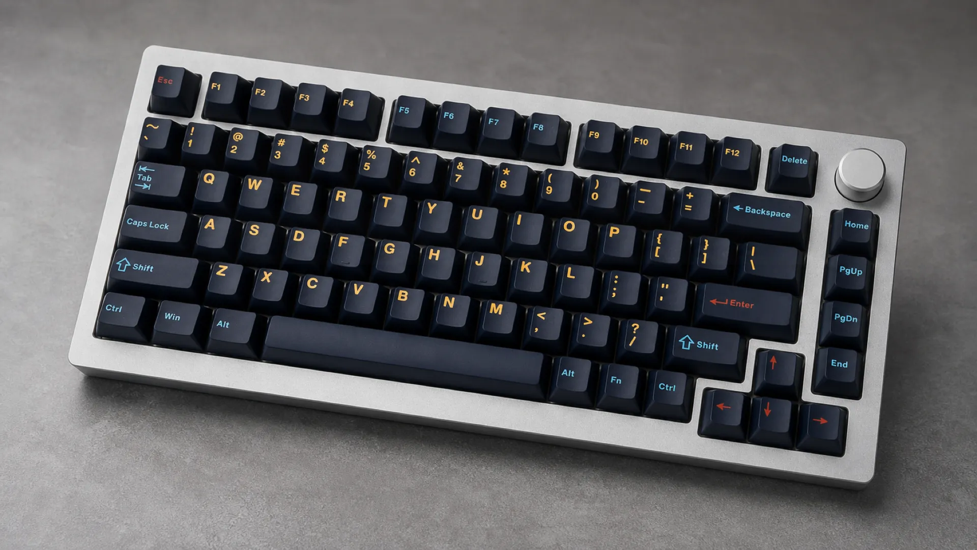 Кастомная клавиатура MonsGeek M1, художественное фото механической клавиатуры