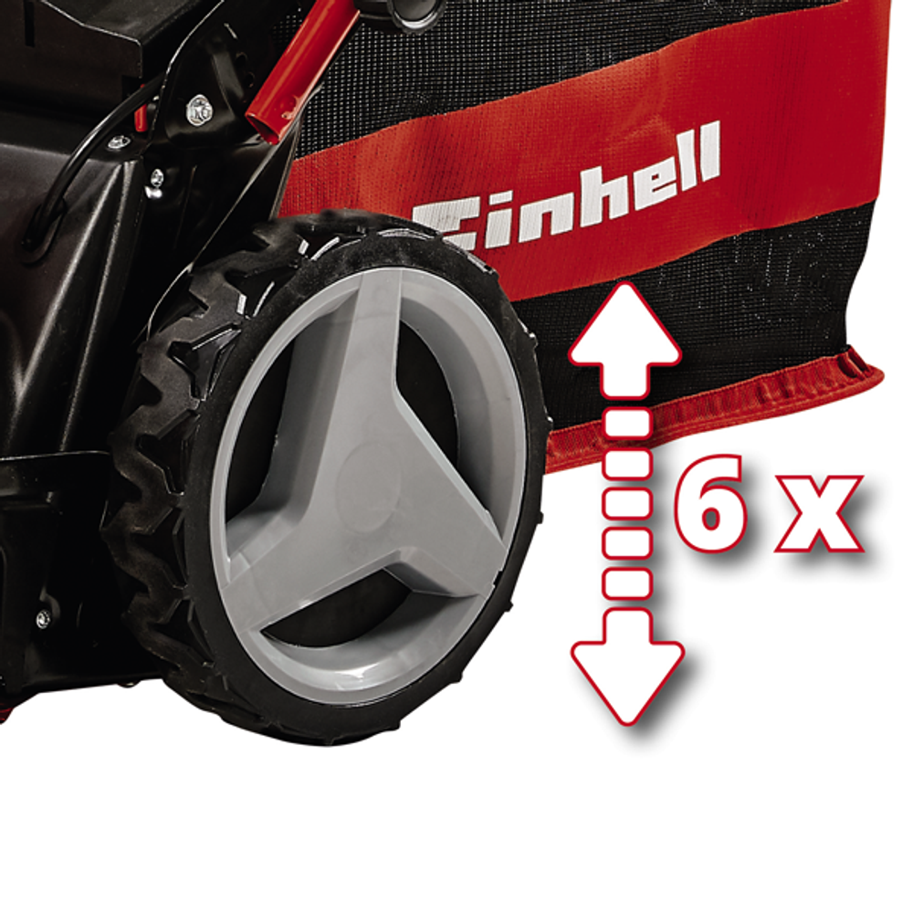 Газонокосилка аккумуляторная 2х18V Einhell PXC GE-CM, 47см, с 4хАКБ 4Ач и ЗУ