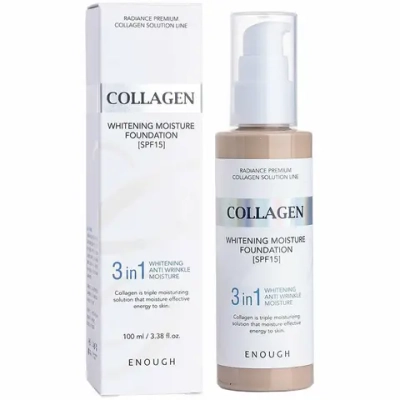 ENOUGH COLLAGEN WHITENING 3 IN 1 MOISTURE FOUNDATION #23 SPF15 Осветляющий тональный крем 100 мл
