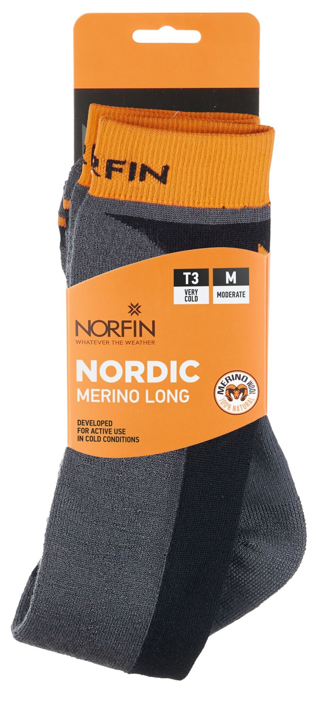 Носки Norfin T3M NORDIC MERINO LONG р.(39-41) M
