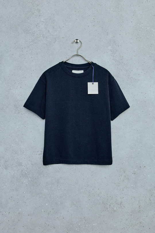 ZARA STORIESZ — ФУТБОЛКА ИЗ ПЛОТНОГО ХЛОПКА, МОРСКОЙ ЯРКО-СИНИЙ