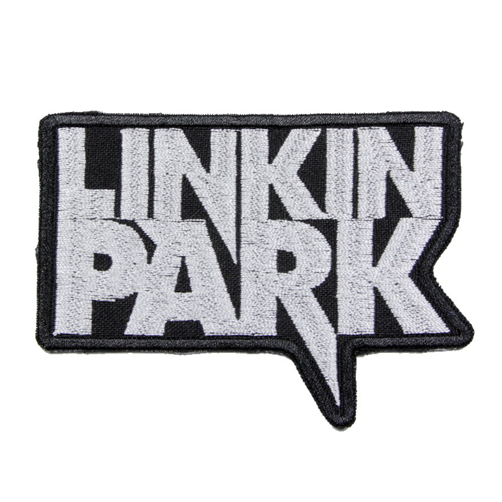 Нашивка Linkin Park белая надпись (175)