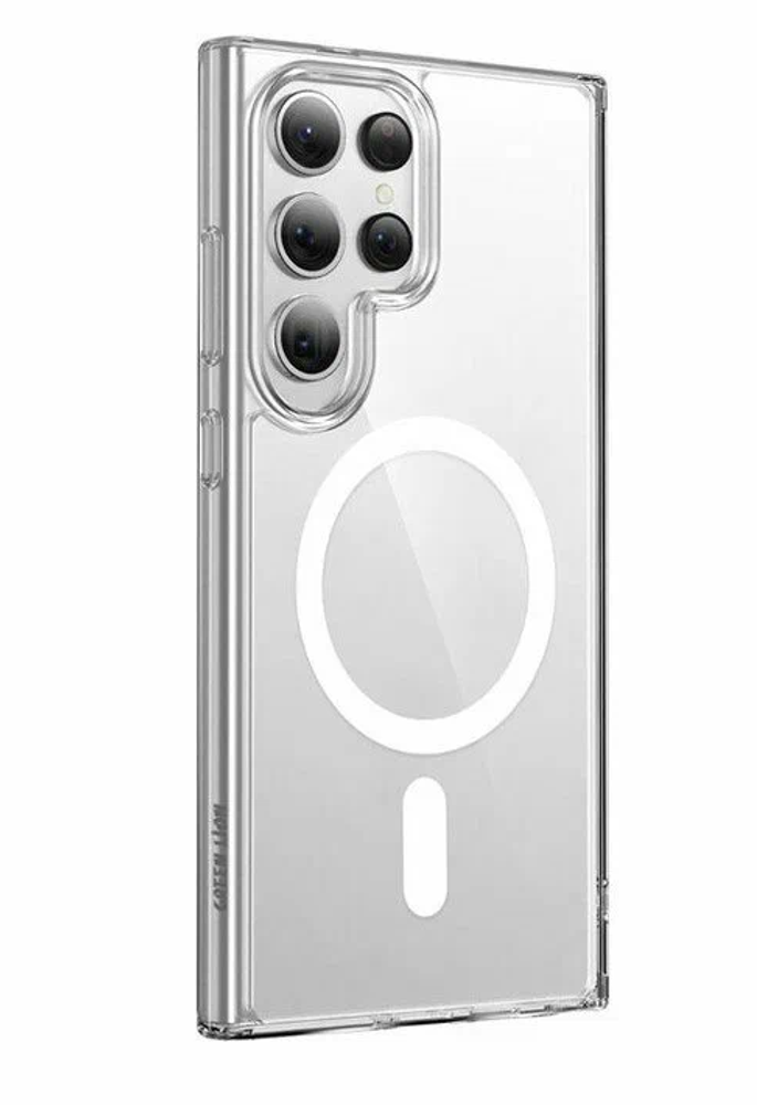 Силиконовая накладка Clear Case MagSafe Samsung S24 Ultra