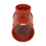 Тройник переходной под муфту грувлок ковкий чугун XGQT08 Ду100х65 (Дн108х76) Ру25 JIANZHI