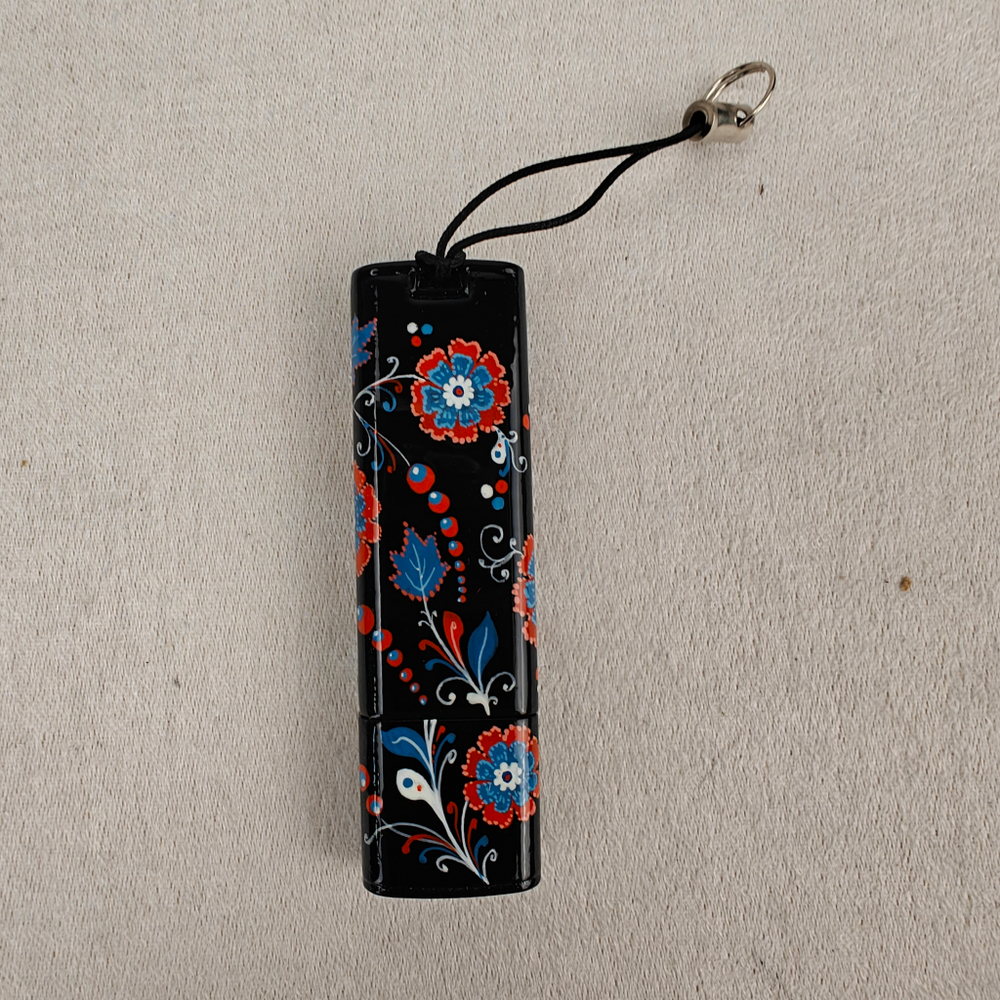 Флешка USB в футляре с ручной росписью "Цветы России"