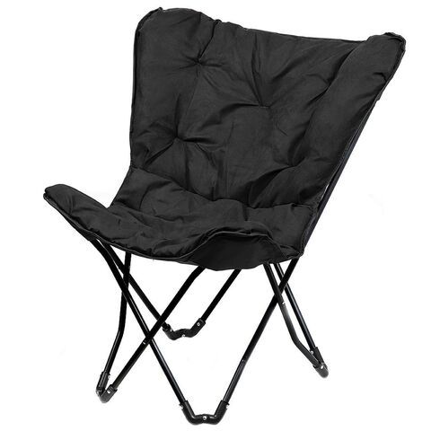 Кресло складное 70х70х92.5 см, Элит, черное, 100 кг, YTMC007B-black