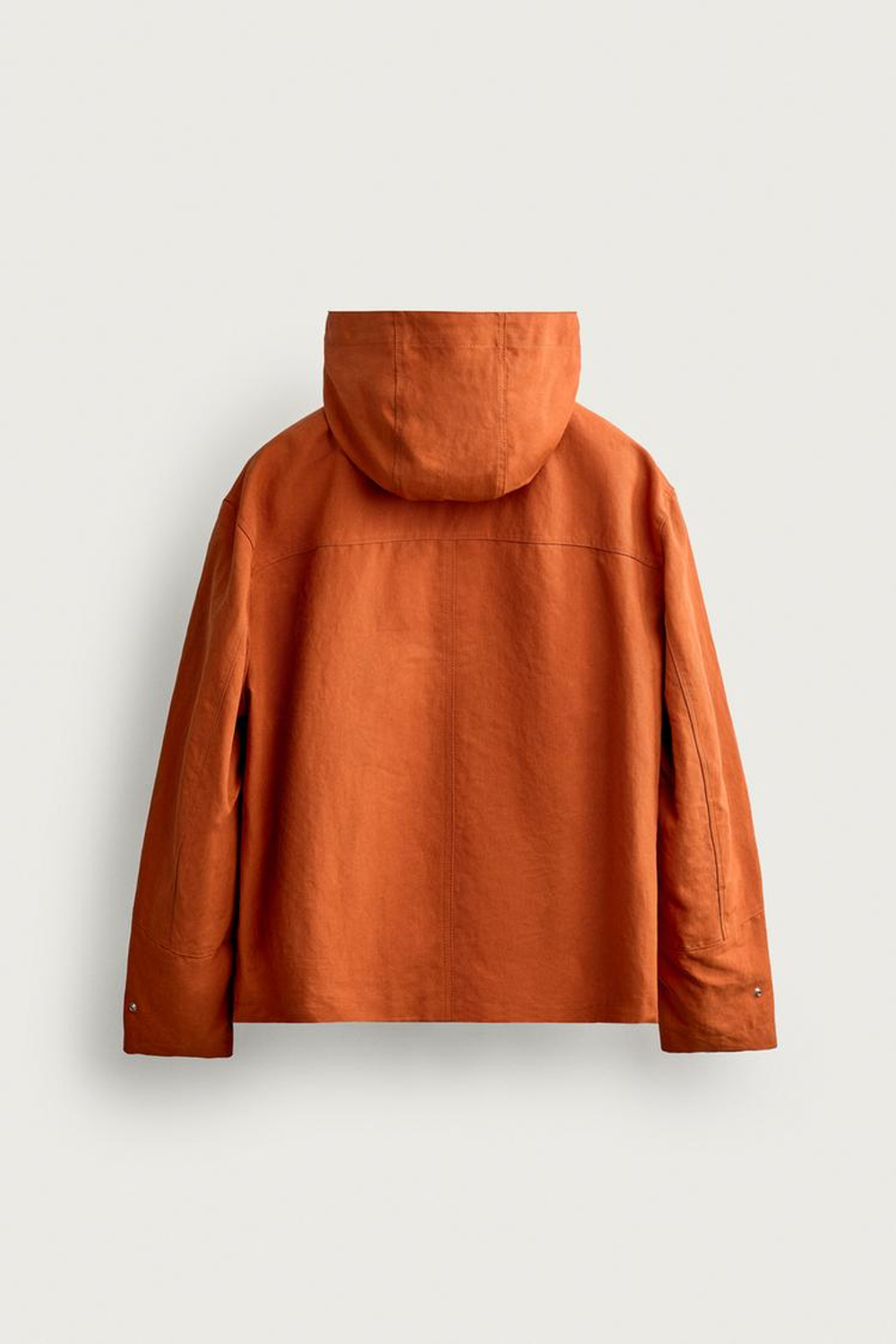 ZARA КУРТКА REGULAR FIT ИЗ ВЫСОКОТЕХНОЛОГИЧНОЙ ТКАНИ, ОРАНЖЕВЫЙ