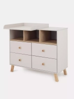 Комод с ящиком "Style" 80 см 2 ящика 2 отсека (арт.115) Crystal Beige