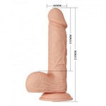 Фаллоимитатор реалистичный Beautiful Bahamut (15,5×4,6 см)