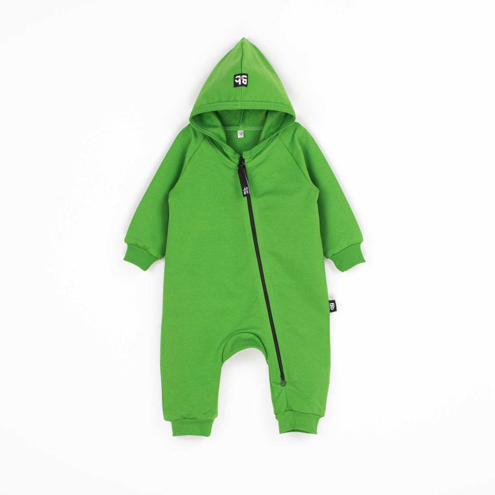 Комбинезон с капюшоном "Bb team green" облегченный 0+