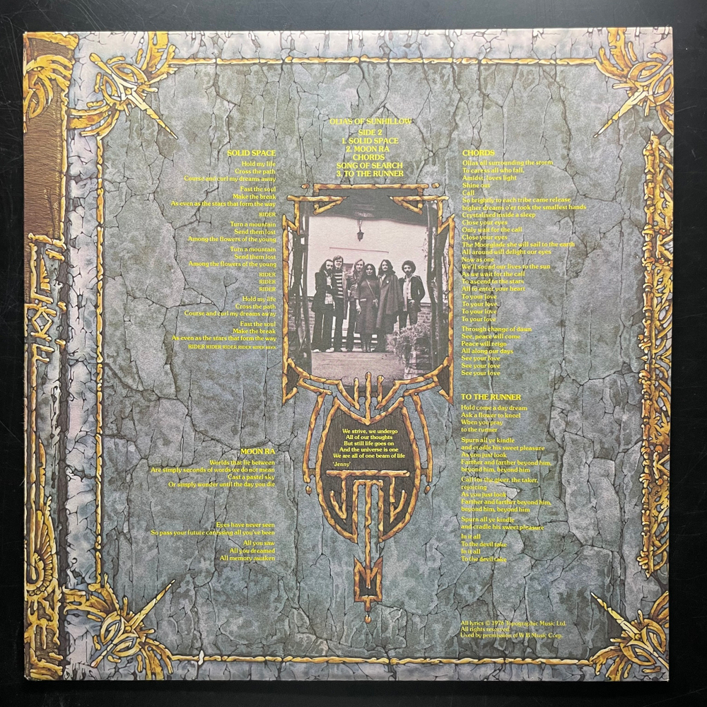 Jon Anderson ‎– Olias Of Sunhillow (США 1976г.)