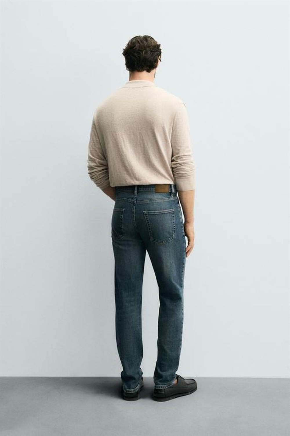 ZARA ДЖИНСЫ SLIM FIT БАЗОВЫЕ, СИНИЙ