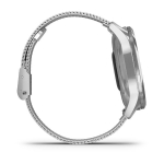 Часы c трекером активности GARMIN Vivomove Luxe серебристый с серебристым ремешком "миланская петля" 010-02241-23