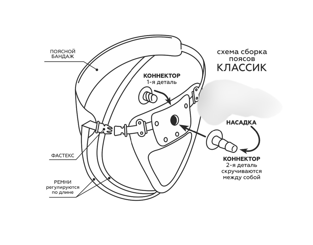 Насадка на "Harness" с коннектором RED LINE 840903ru