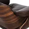 Кресло с оттоманкой Eames Lounge Premium, состаренная кожа