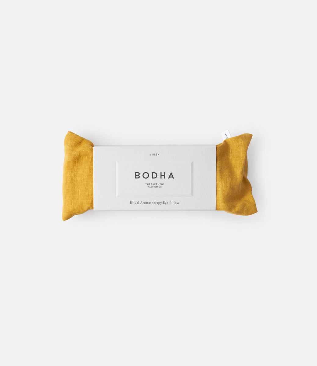Bodha Eye-Pillow Gold Linen — ароматическая маска для глаз