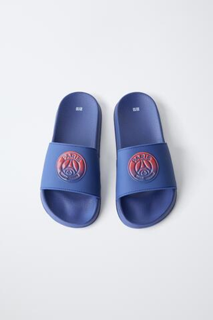 ZARA ШЛЕПАНЦЫ PSG®, СИНИЙ