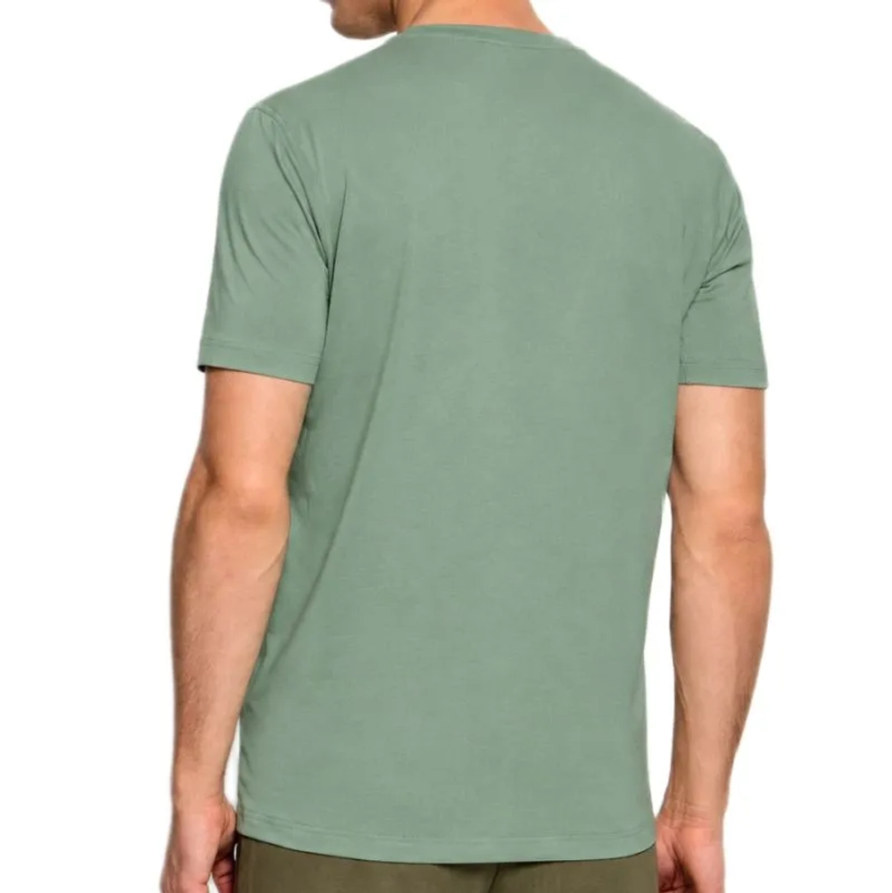 Мужская теннисная футболка BOSS Slim Fit Active - open green