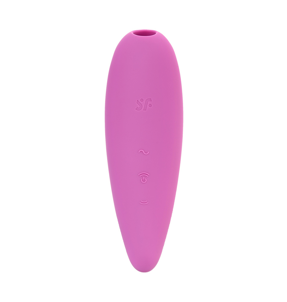 Вакуумно-волновой стимулятор Satisfyer Curvy 3+ с возможностью управления через приложение розовый