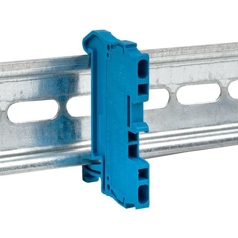 Колодка клеммная JXB-ST-1.5 17.5А пружинная син. EKF plc-jxb-st-1.5-blue