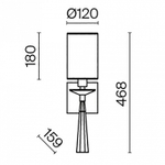 Бра Maytoni Bianco MOD224WL-01BS1