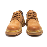 Meixi Top Grain Pig Leather Work Boots Men"s