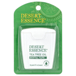 Desert Essence, зубная лента с маслом чайного дерева, вощеная, 27,4 м (30 ярдов)