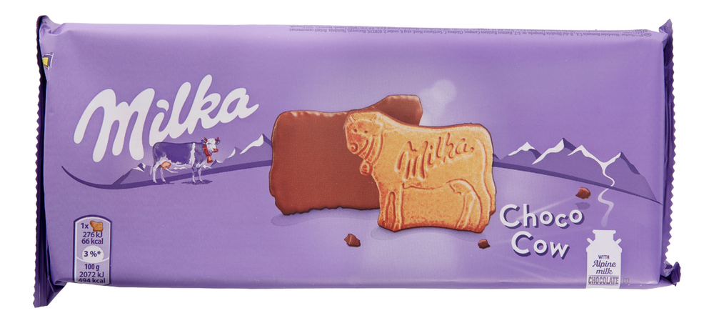 MILKA Печенье 120гр Choco Cow (Милка Чоко МОО) (20)