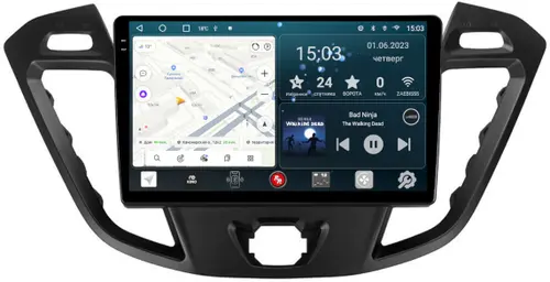 Магнитола для Ford Transit Custom 2012+ - RedPower 352 Android 10, Быстрая, QLED+2K, CarPlay, SIM-слот