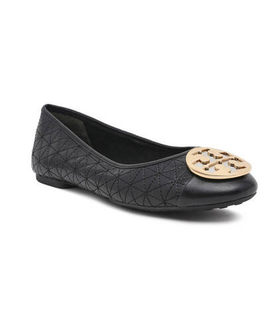 Кожаные балетки claire TORY BURCH - черный(155325)
