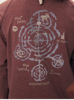 Лонгслив Nothomme Monterest The Path бордо