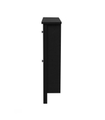 Обувница Кымор с 2 ящиками черный