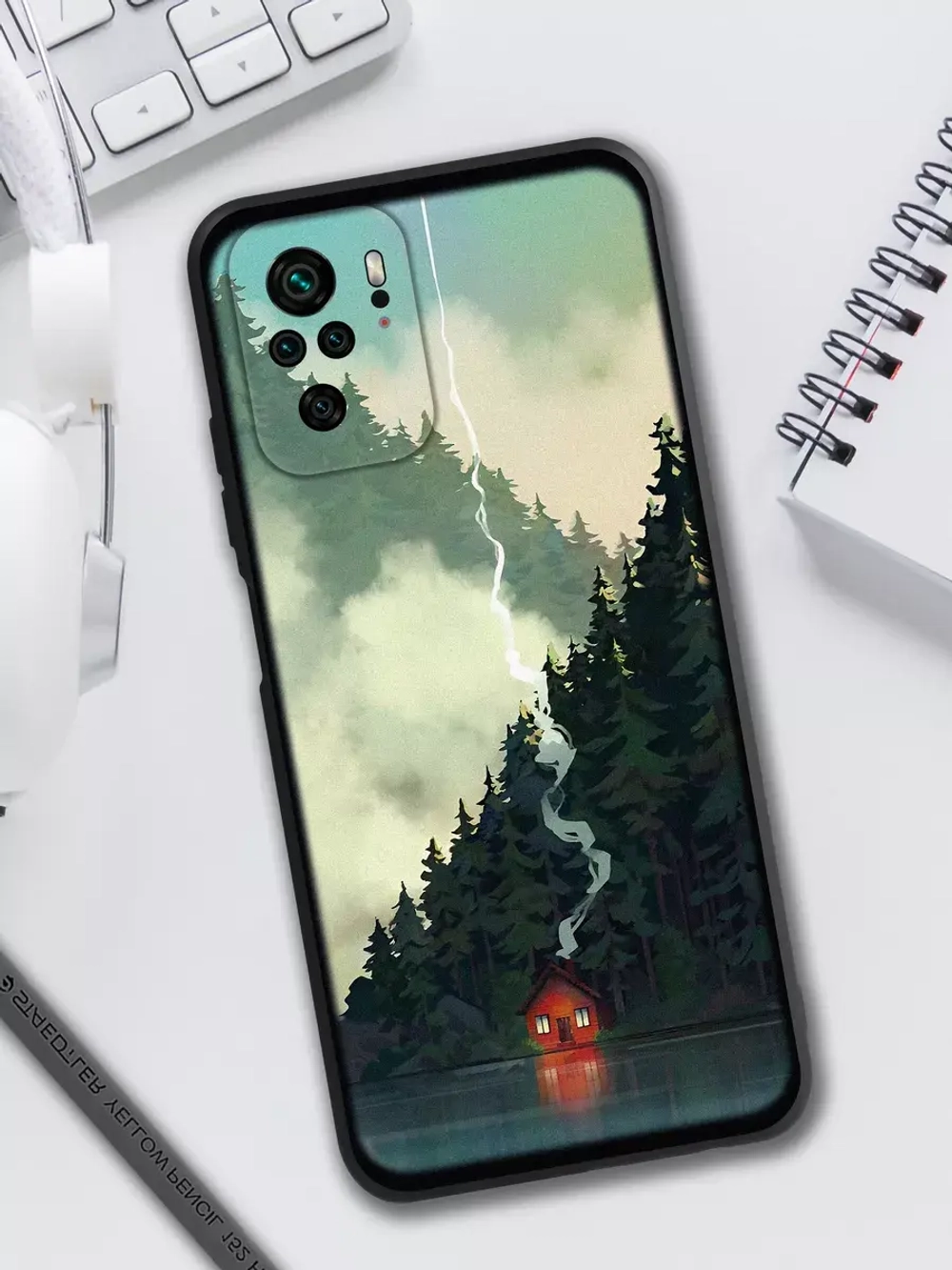 Чехол для Xiaomi Redmi Note 10, Редми Нот 10 с принтом