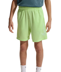 Шорты для мальчика теннисные Nike Boys Dri-FIT Multi - light liquid lime/white