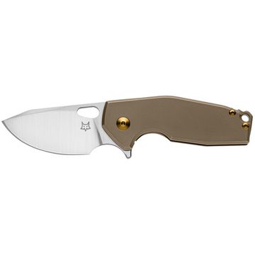 Складной нож FOX FX-526LE BR Suru Titanium Limited c клинком из стали CPM-20CV, рукоять титан