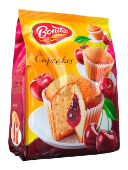 Кексы с начинкой "Вишня" 260 г